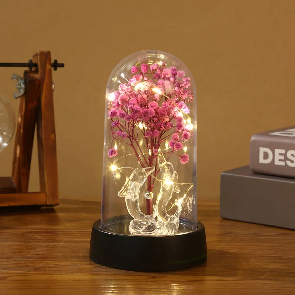 Rose Éternelle scintillante éternelle