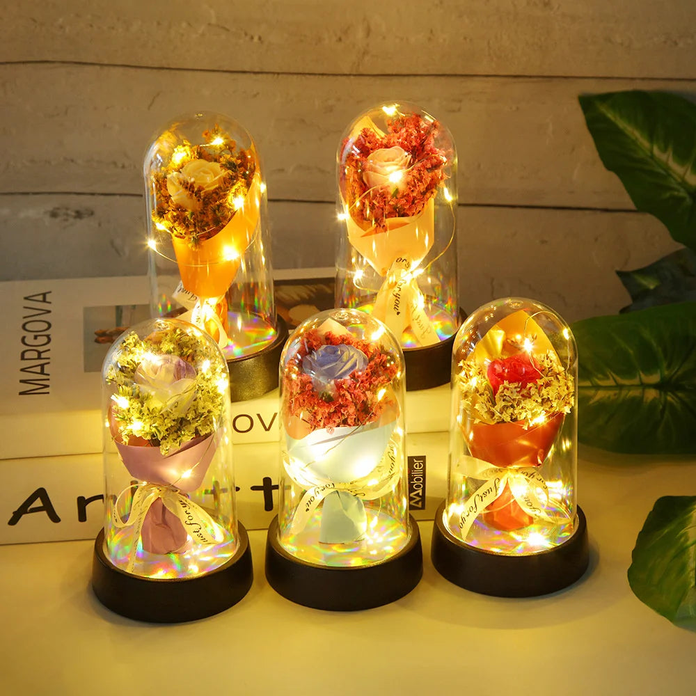 Eternally sparkling eternal rose