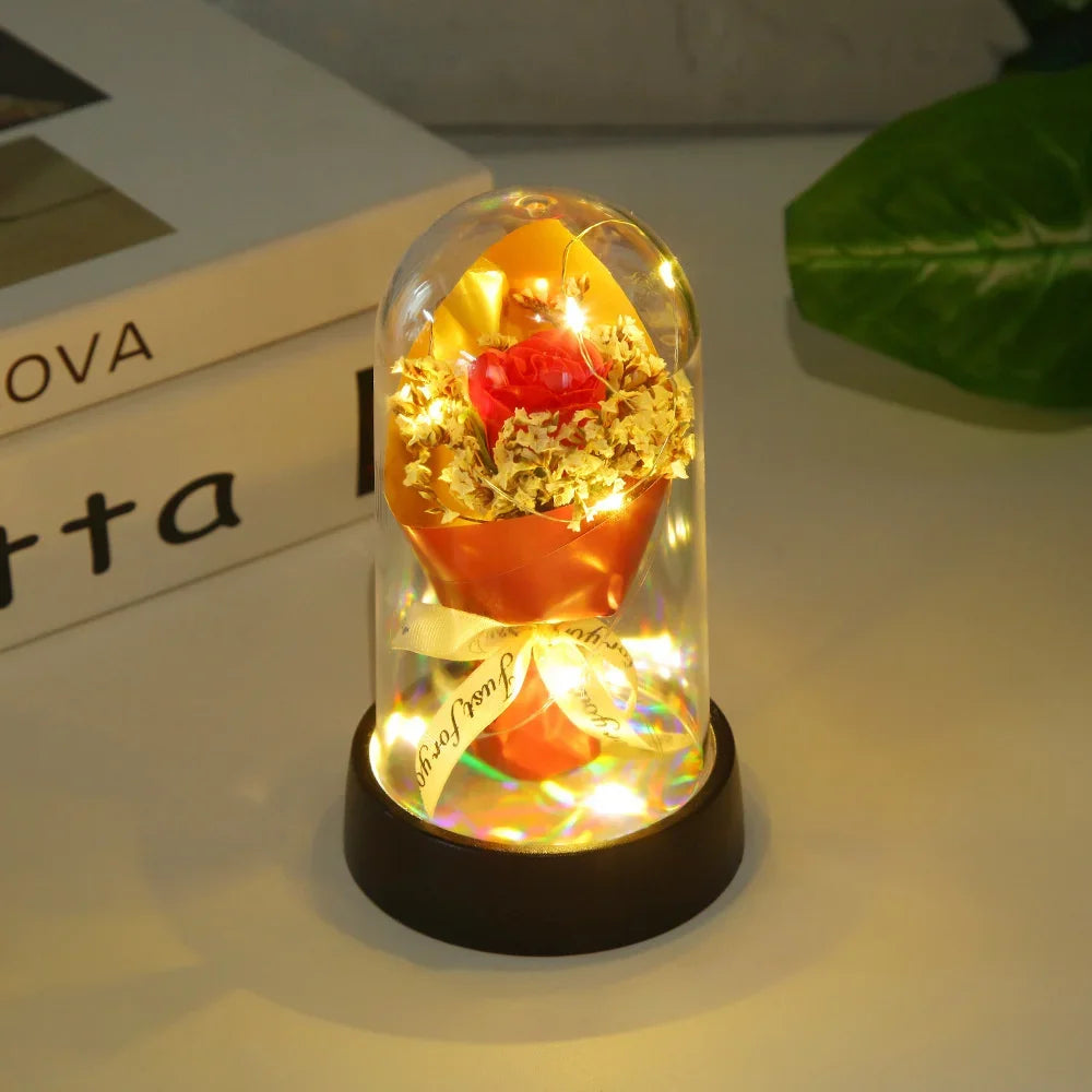 Rose Éternelle scintillante éternelle