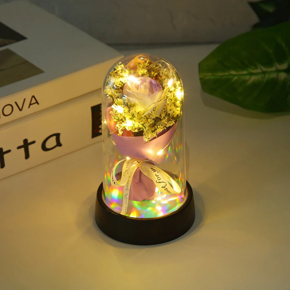 Eternally sparkling eternal rose