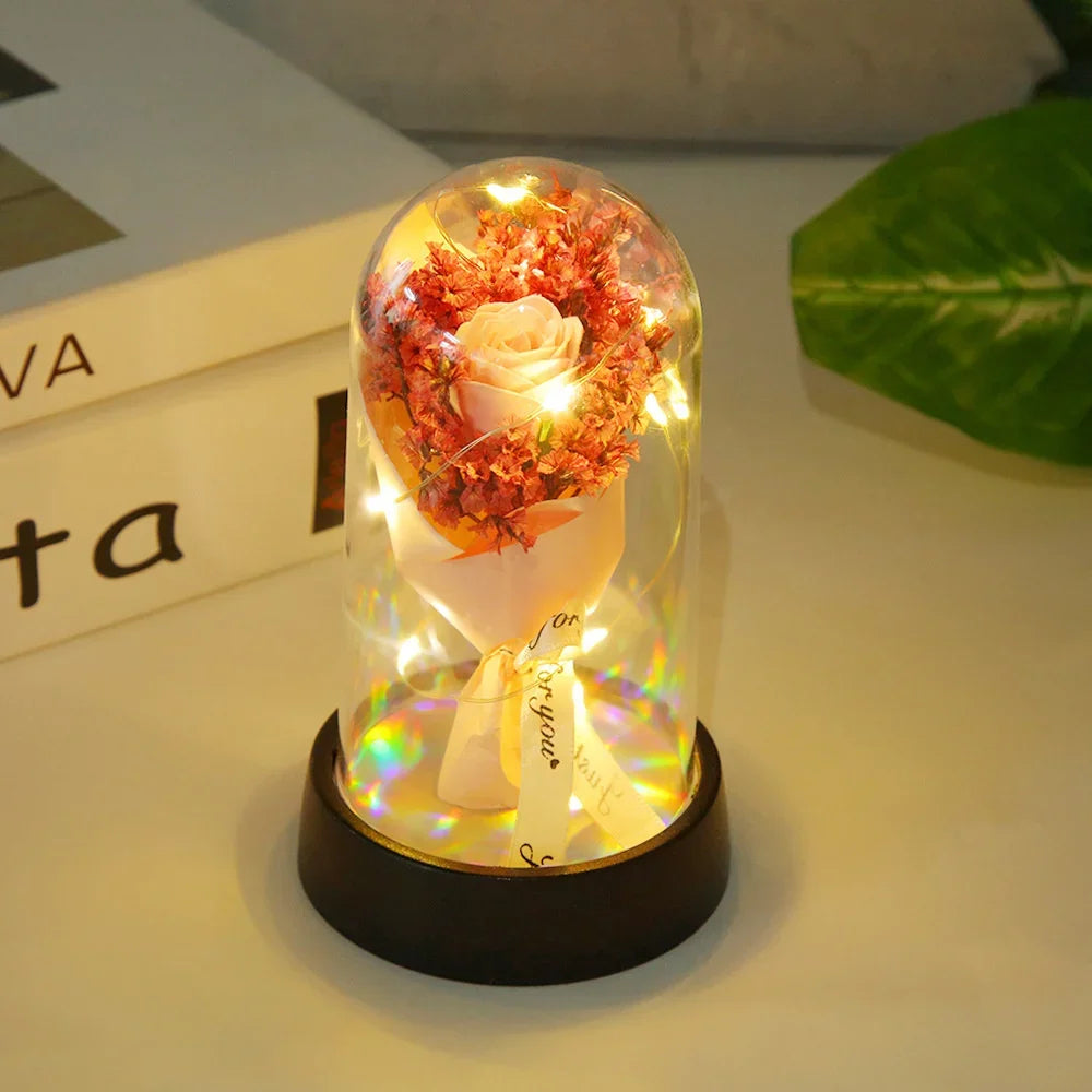 Rose Éternelle scintillante éternelle