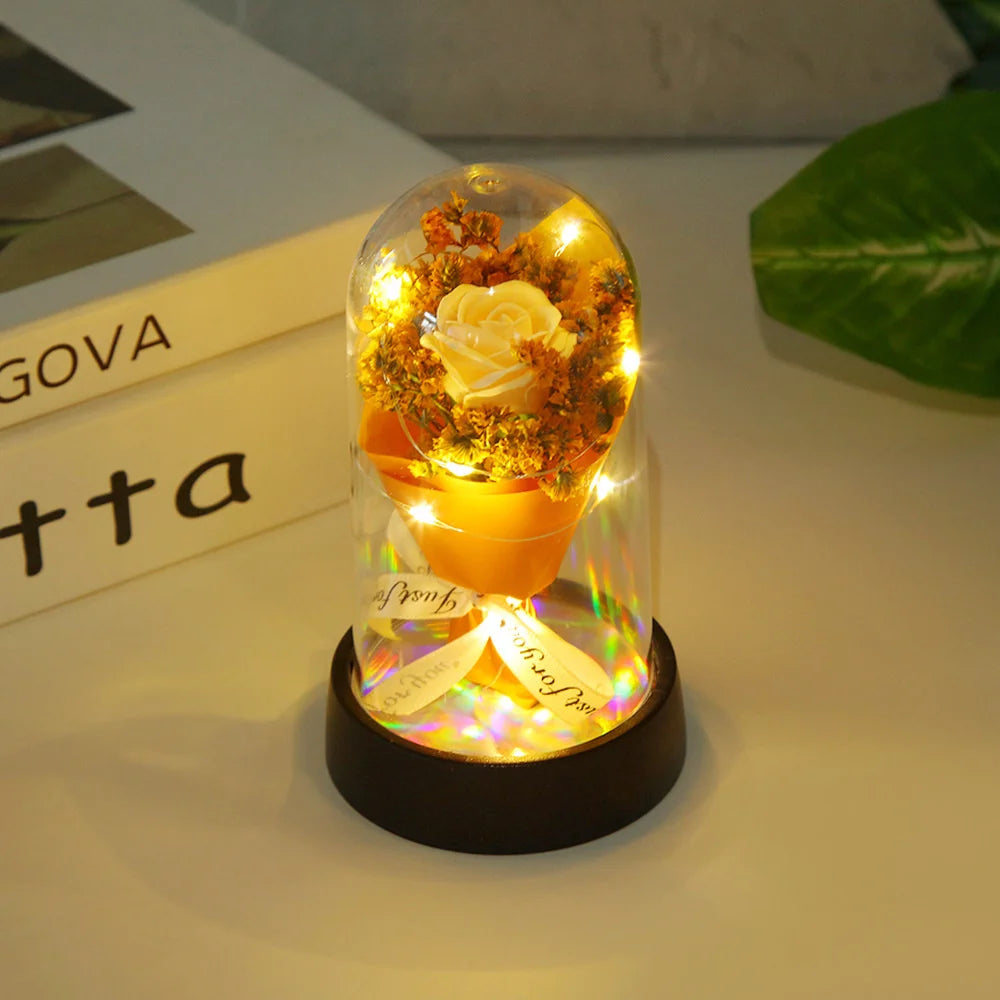 Eternally sparkling eternal rose