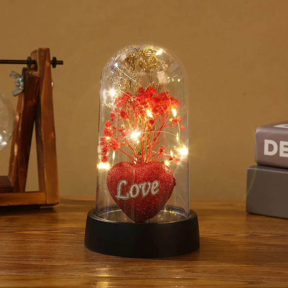 Eternally sparkling eternal rose