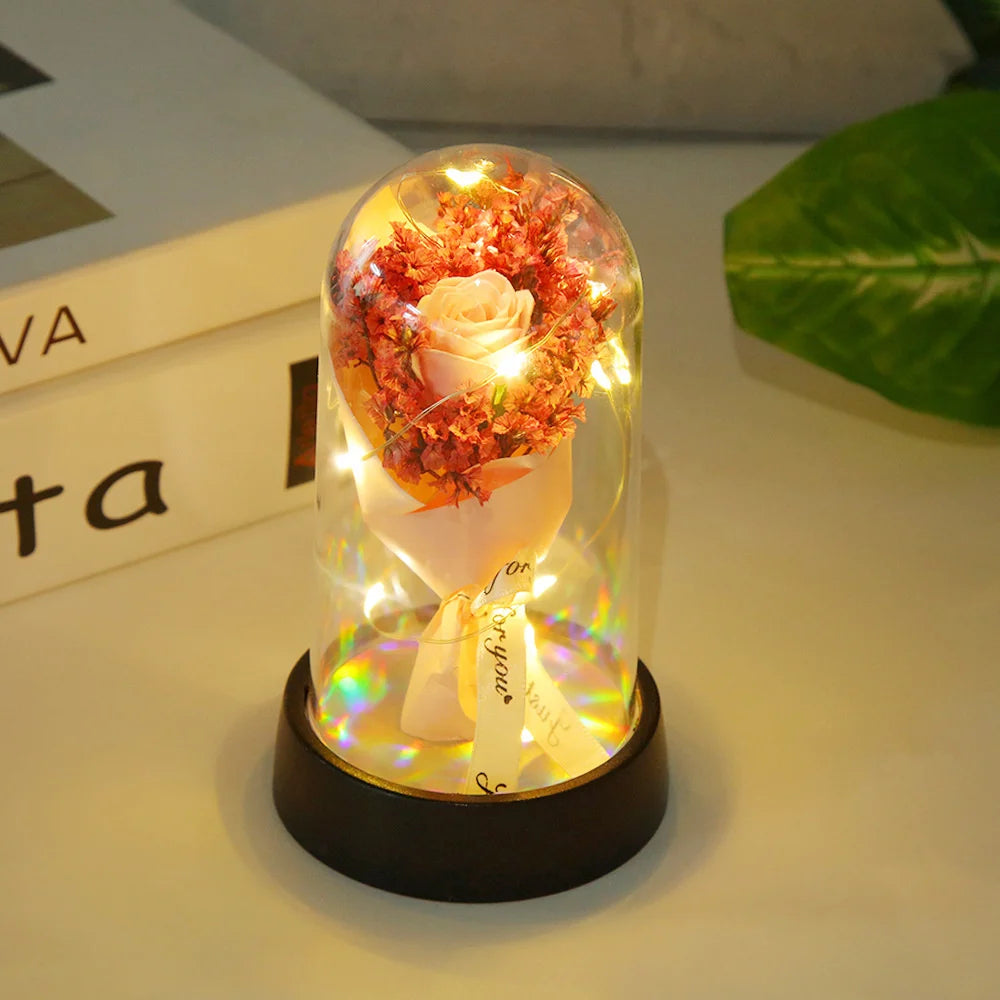 Eternally sparkling eternal rose