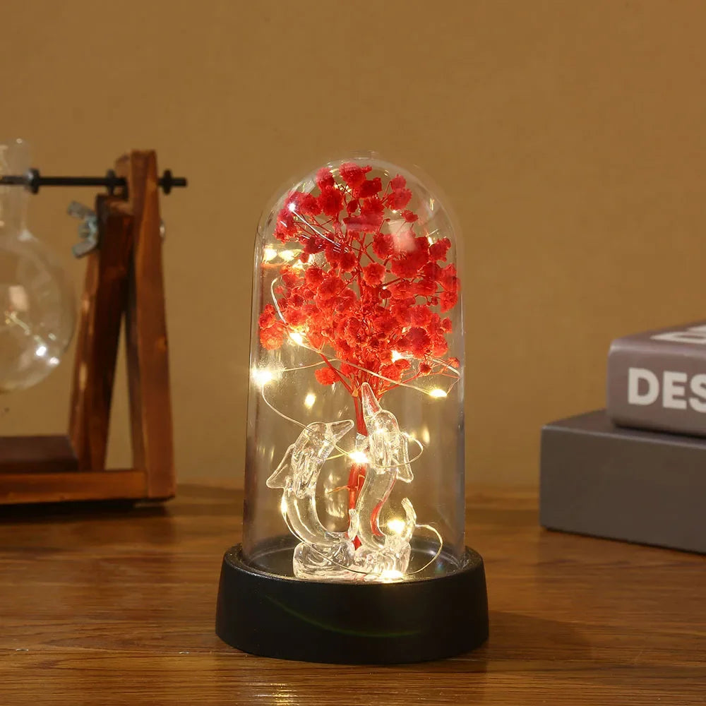 Rose Éternelle scintillante éternelle