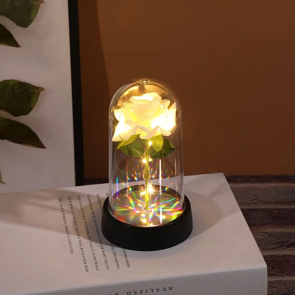 Fleur amour unique lumineuse