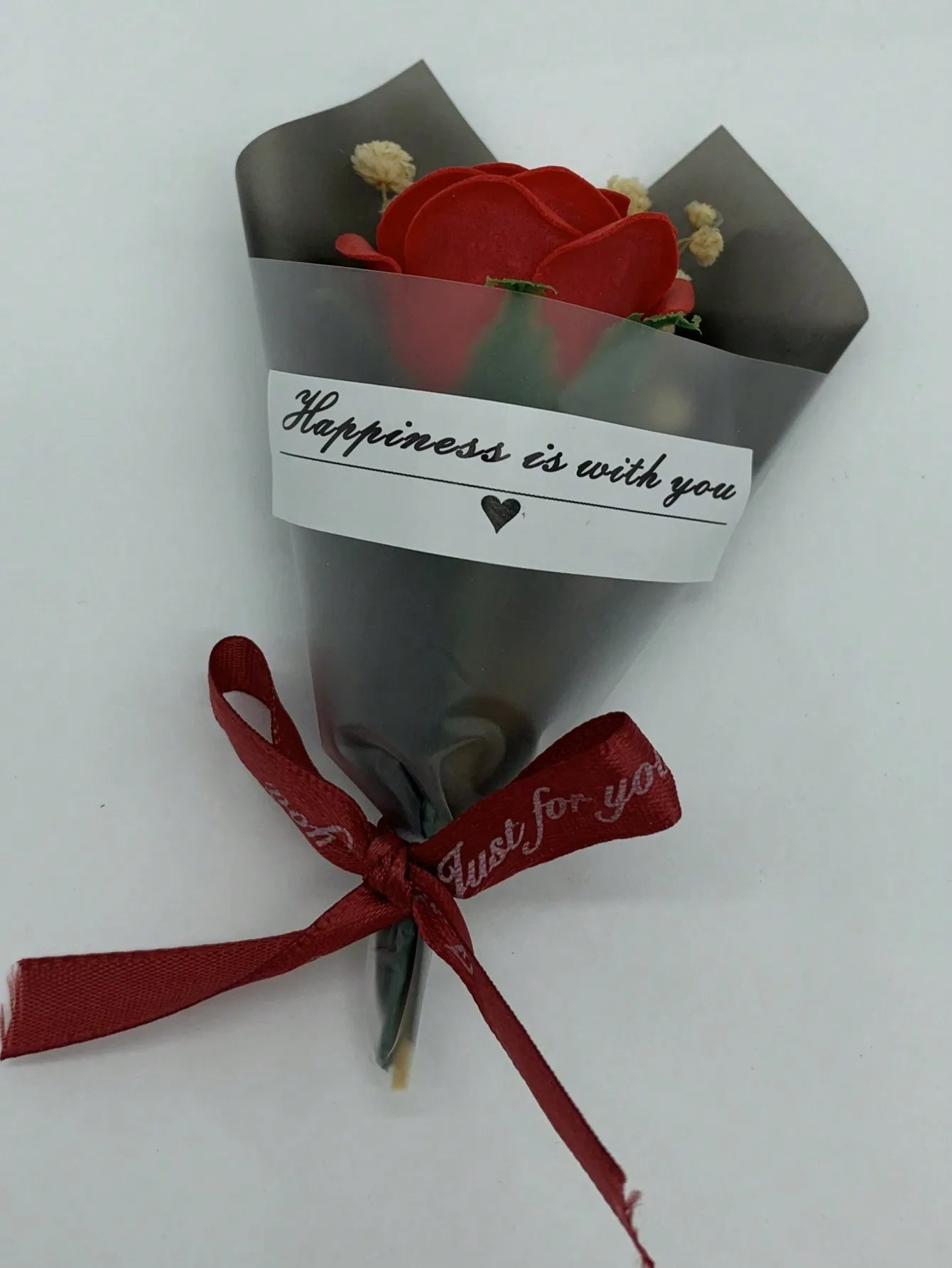 Nounours en roses éternelles