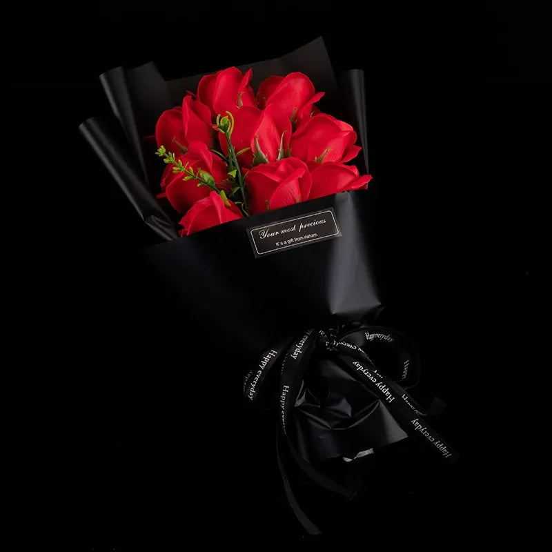 Bouquet éternel - 9 fleurs